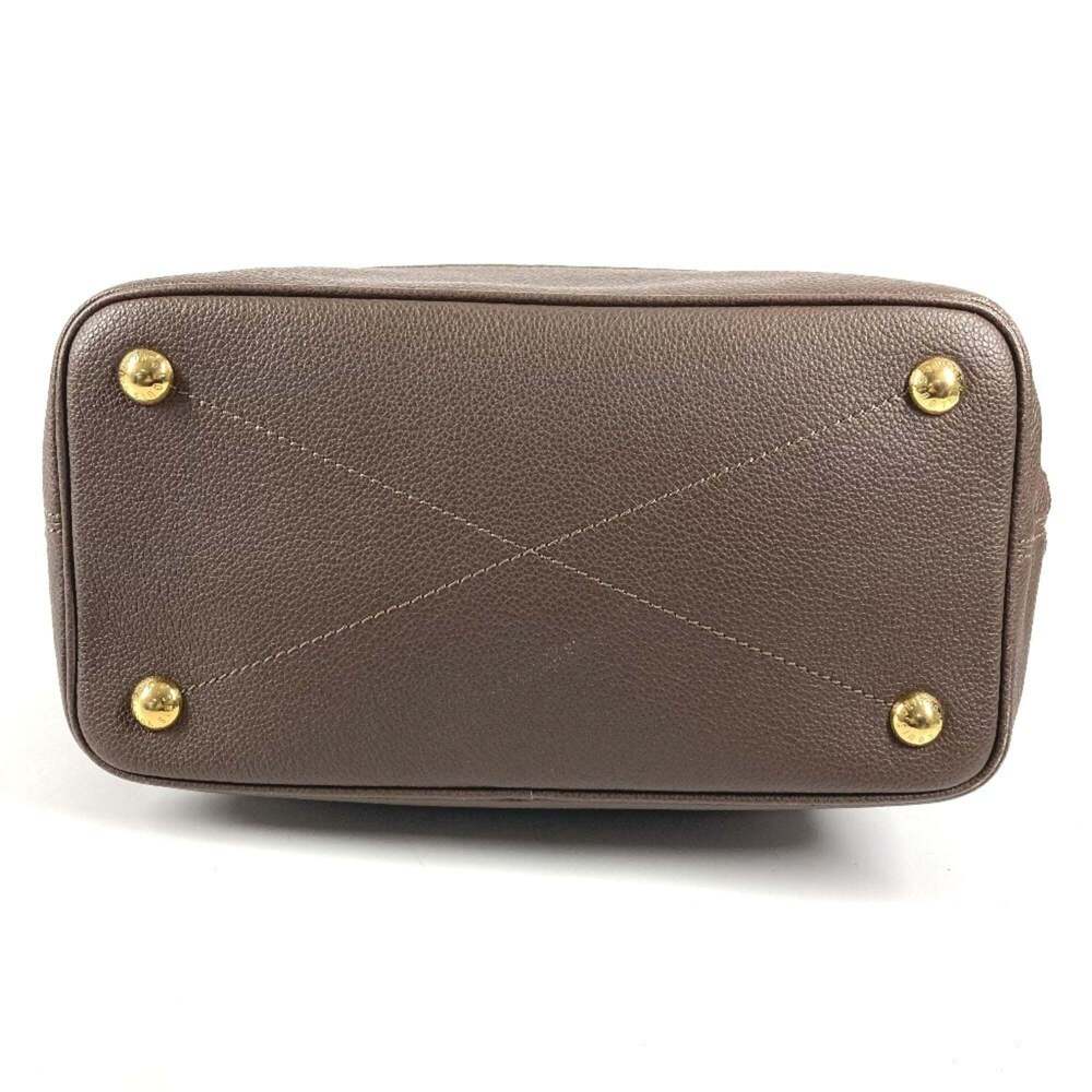 LOUIS VUITTON Authentic Brown Monogram Leather Shoulder Bag - Picture 5 of 16